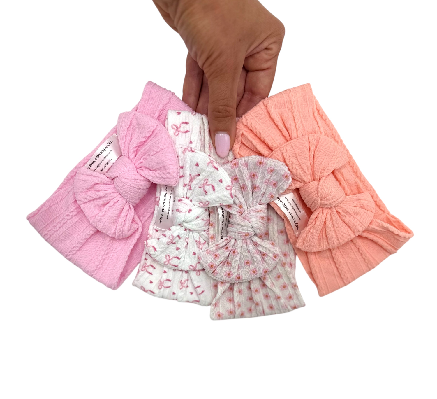 |Small Bow Cable Knit Collection| - Betty Brown Boutique Ltd