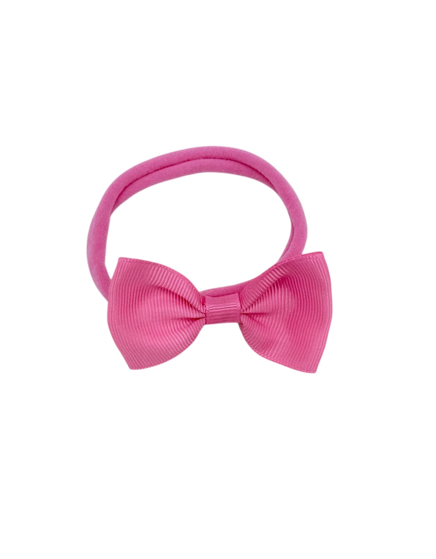 Bright Pink 2.5 inch Dainty Bow On Headband