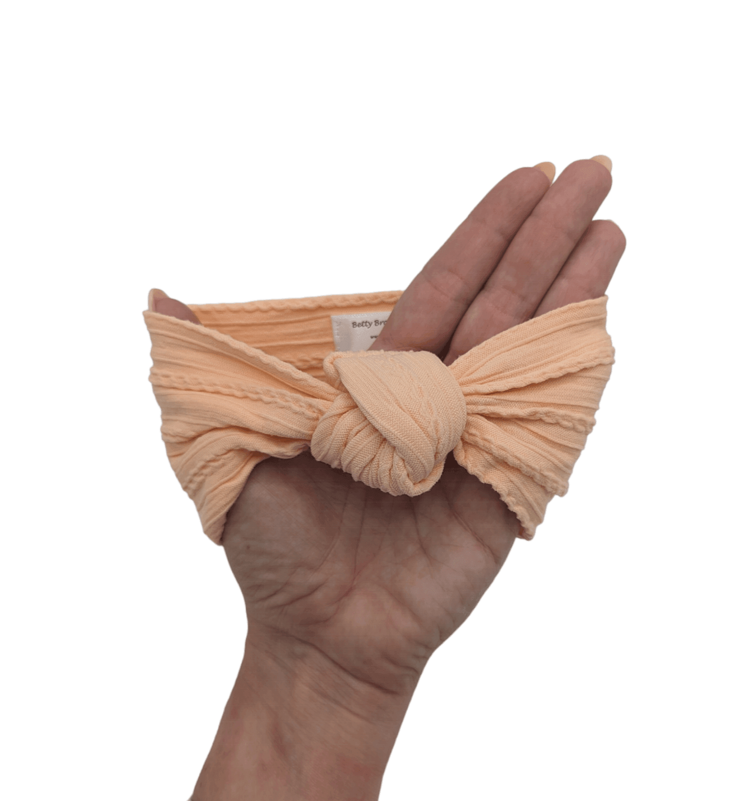Light Nectar Cable Knit Knot Headwrap - Betty Brown Boutique Ltd