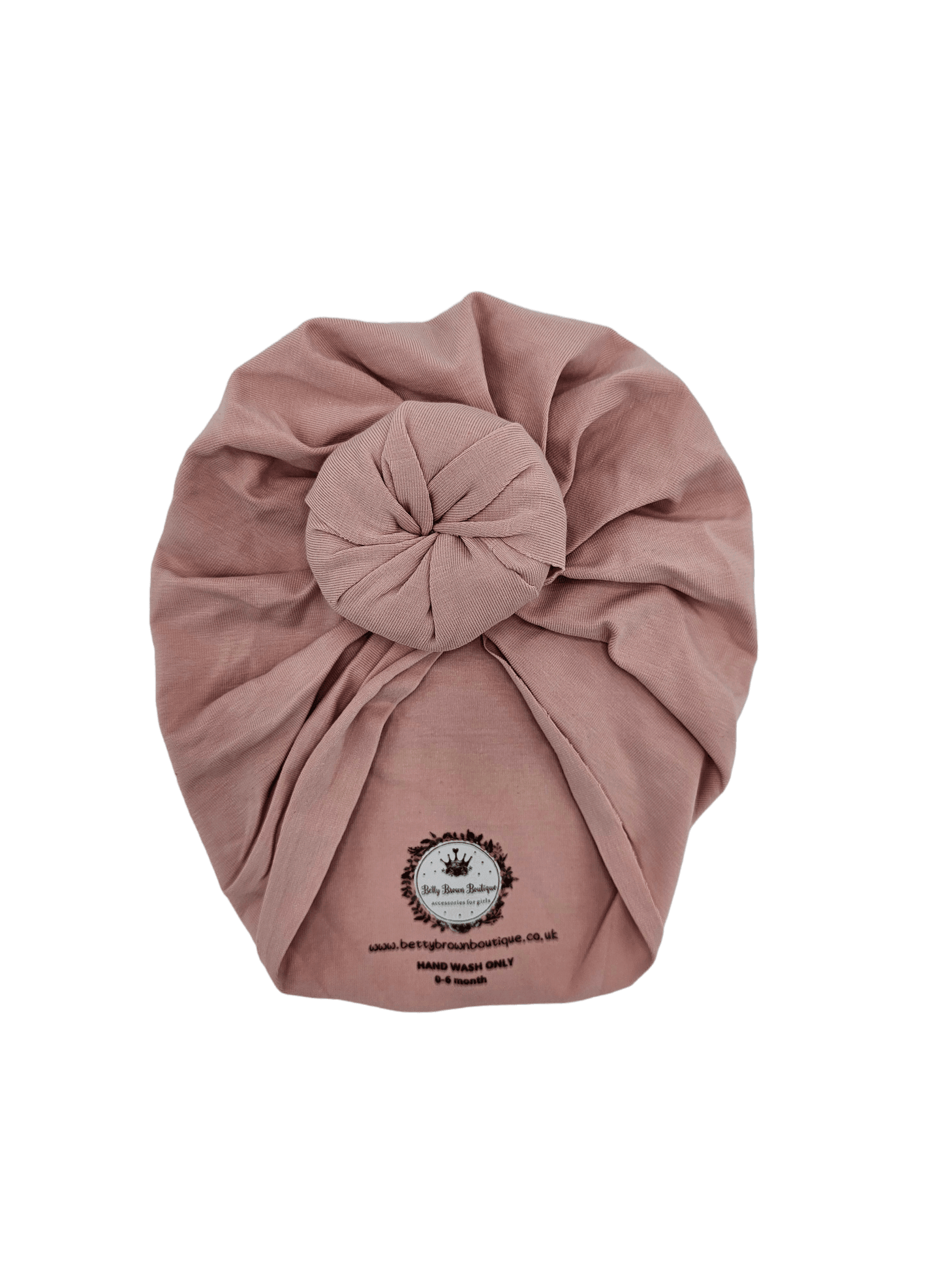 Dusty Pink Donut Turban Hat - Betty Brown Boutique Ltd