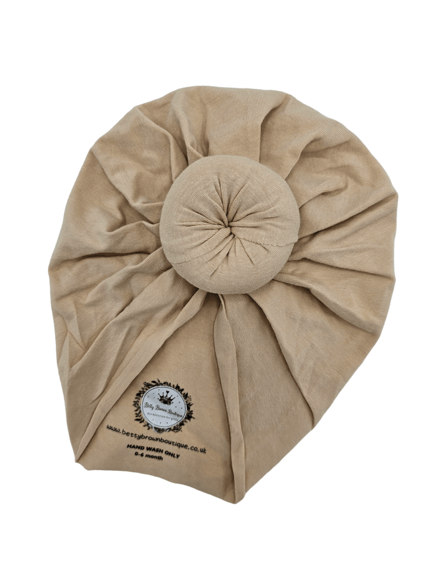 Beige Donut Turban Hat - Betty Brown Boutique Ltd