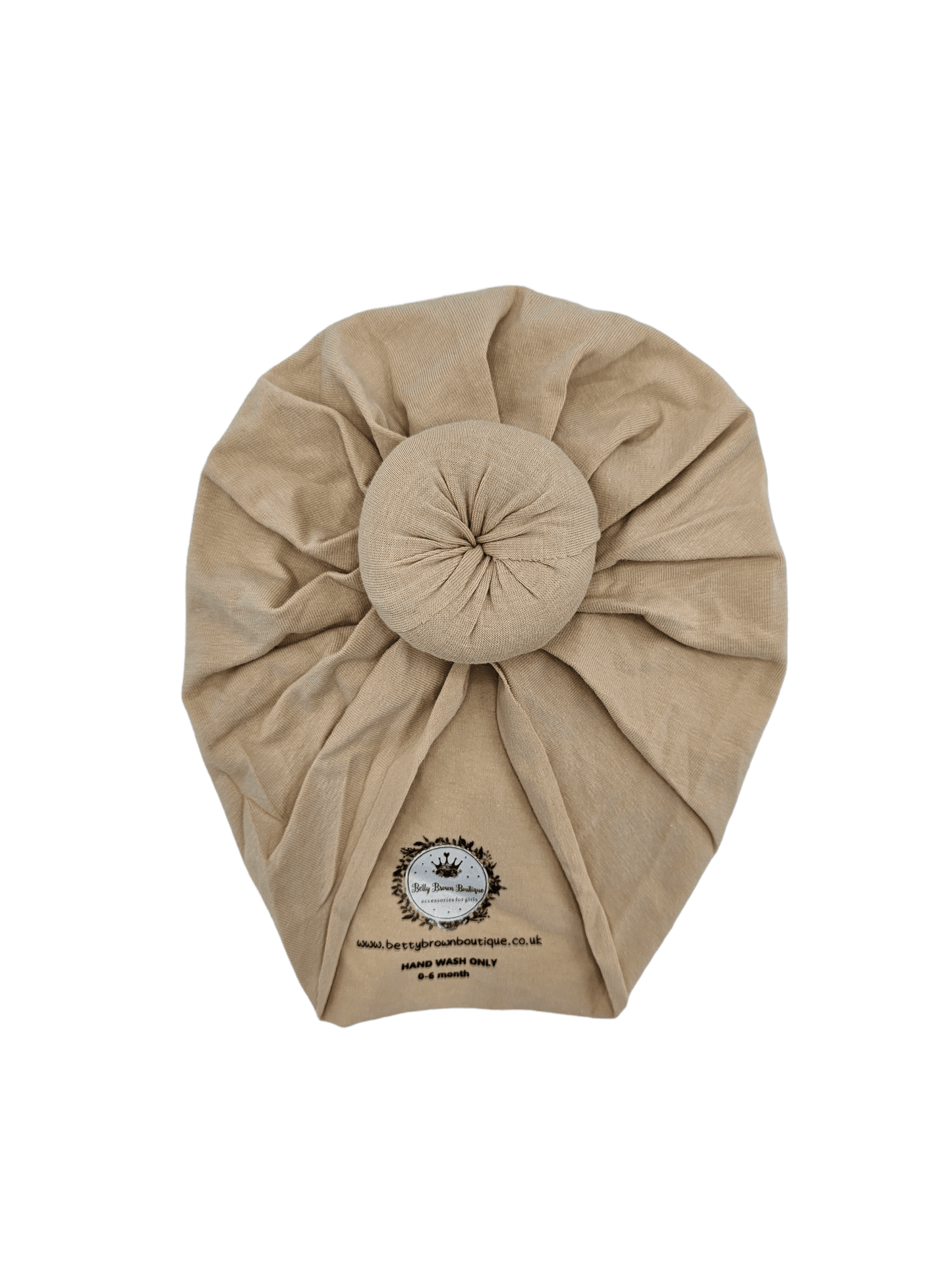 Beige Donut Turban Hat - Betty Brown Boutique Ltd