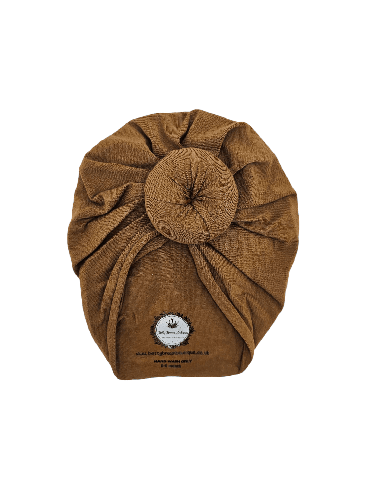 Brown Donut Turban Hat - Betty Brown Boutique Ltd