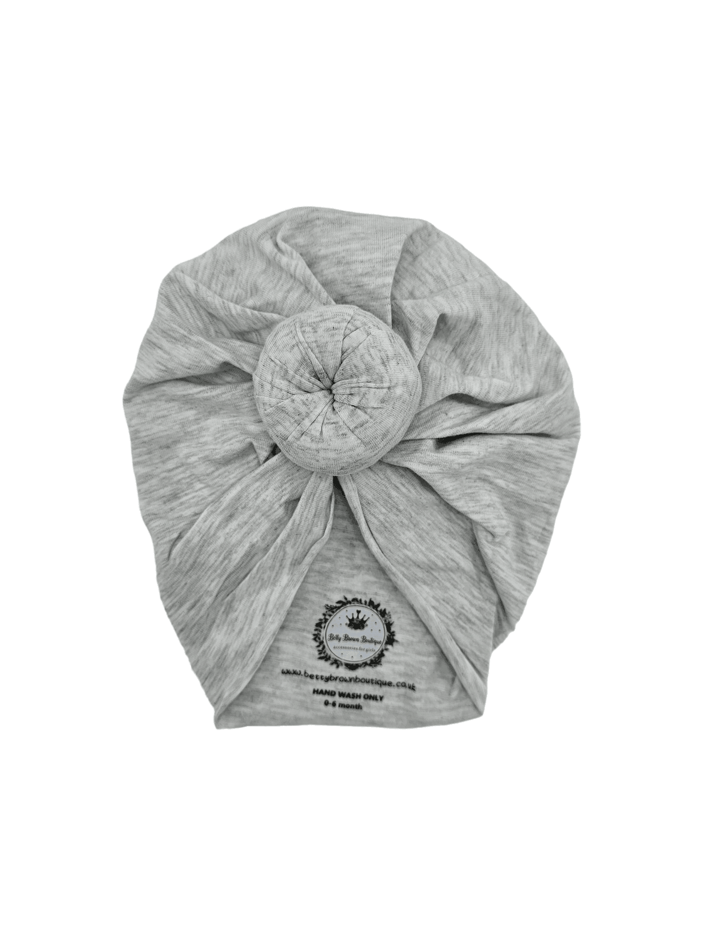 Light Grey Donut Turban Hat - Betty Brown Boutique Ltd