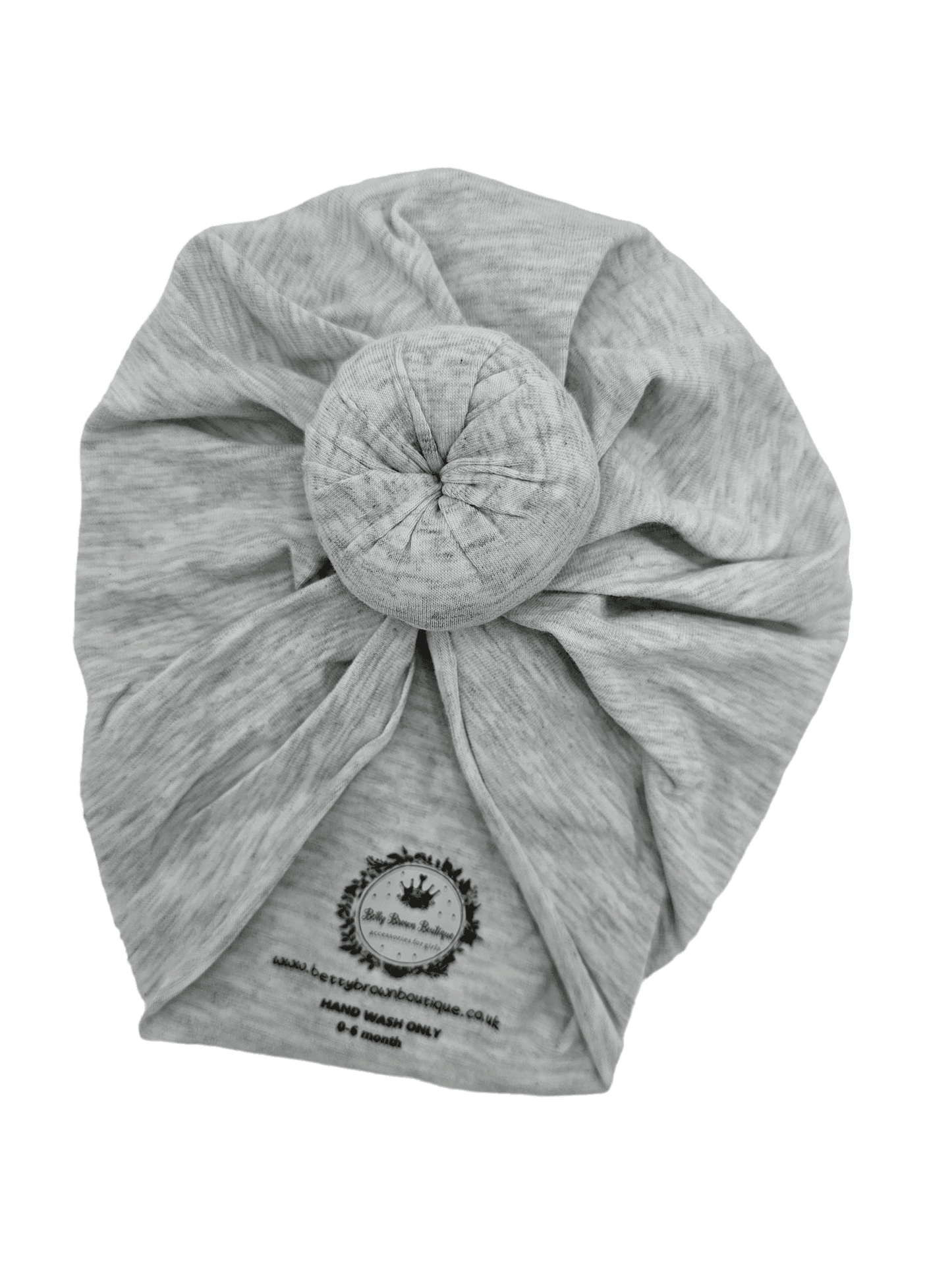 Light Grey Donut Turban Hat - Betty Brown Boutique Ltd