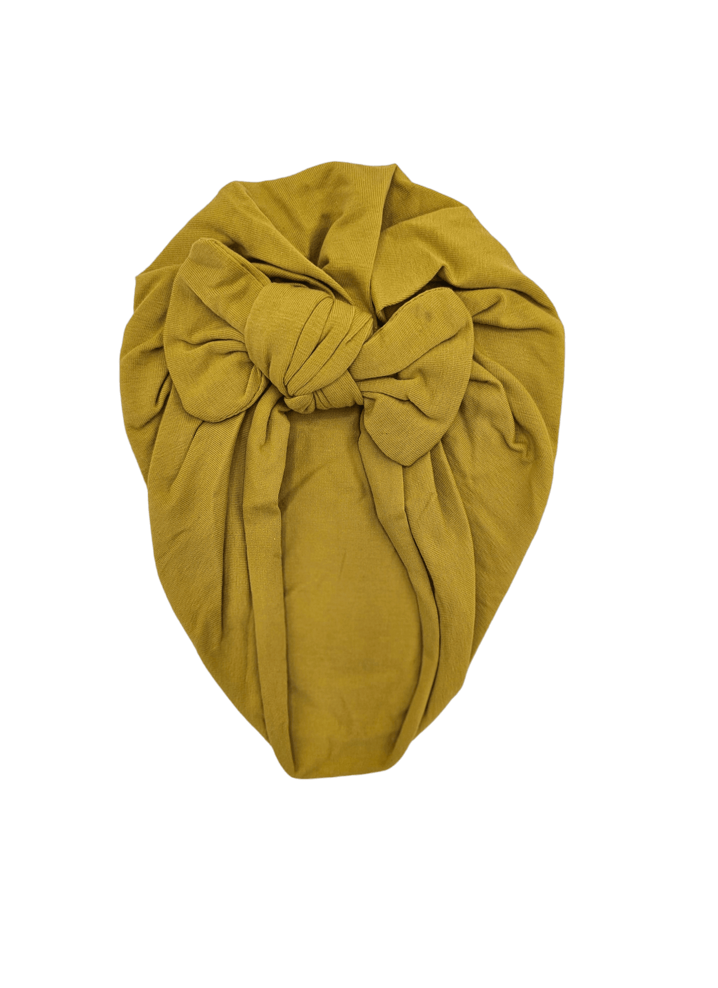 Mustard Turban Hat With Bow - Betty Brown Boutique Ltd