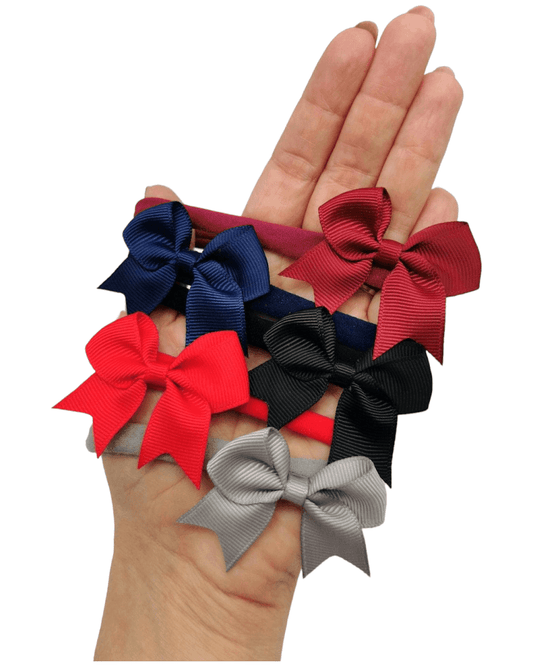 2 inch Kiss Dainty Bow On Headband - Betty Brown Boutique Ltd