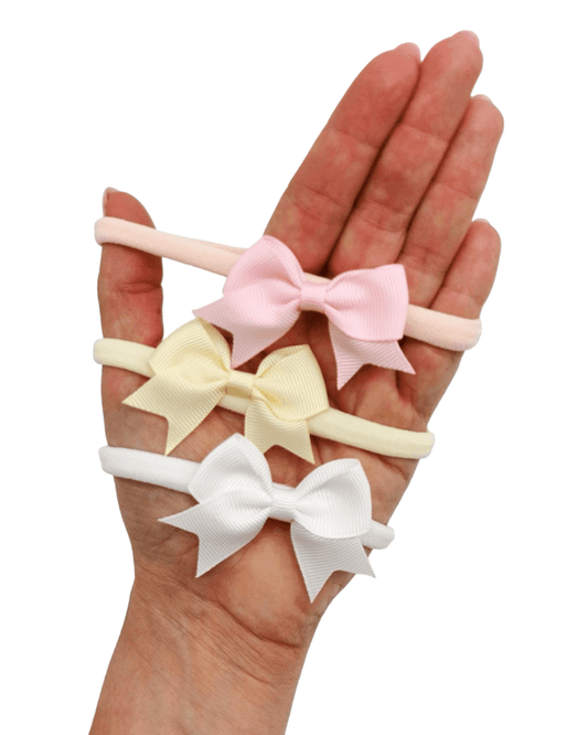 2 inch Kiss Dainty Bow On Headband - Betty Brown Boutique Ltd