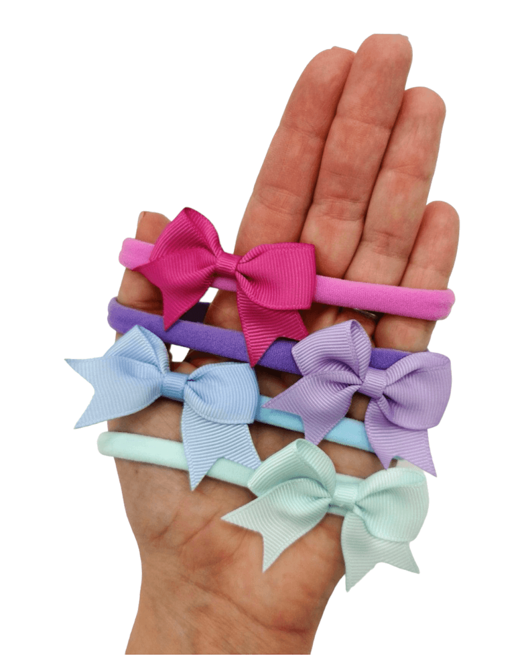 2 inch Kiss Dainty Bow On Headband - Betty Brown Boutique Ltd