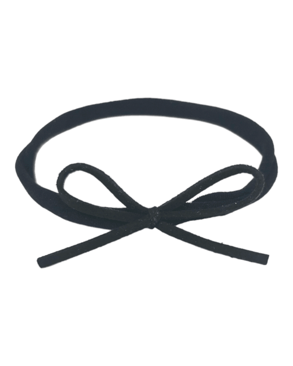 Black Mini Cord Dainty Bow On Headband - Betty Brown Boutique Ltd