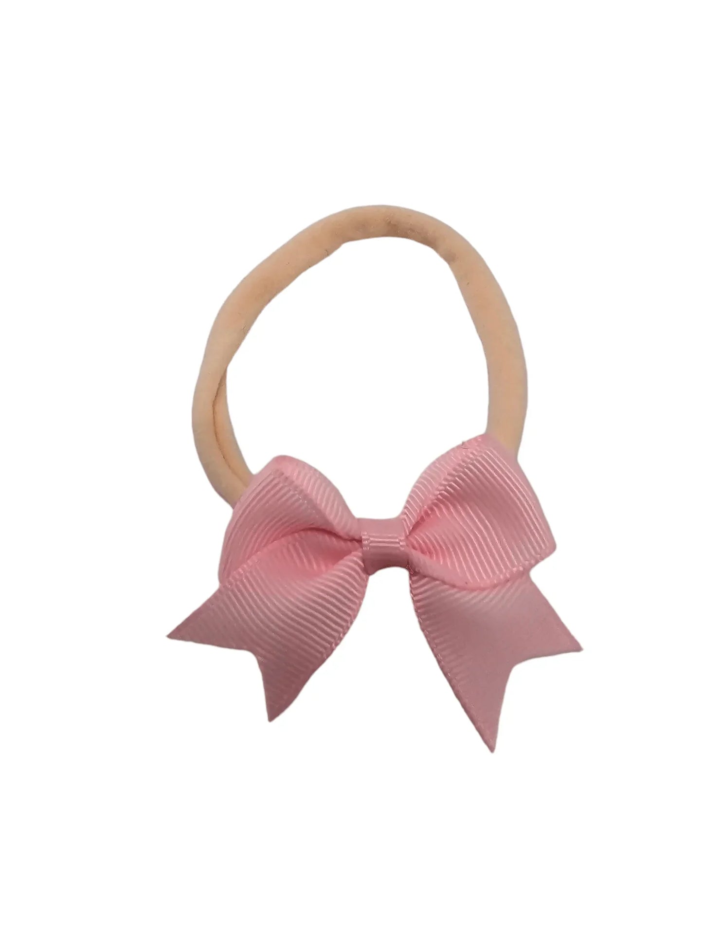 Light Pink 2 inch Dainty Kiss Bow On Headbands - Betty Brown Boutique Ltd