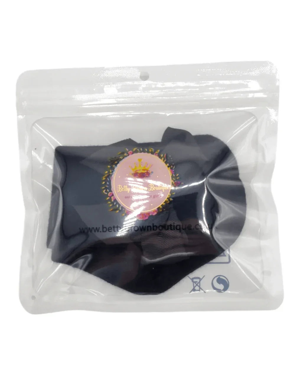 Black Knee High Baby Socks With Bow For 6-24 Months Old - Image 3