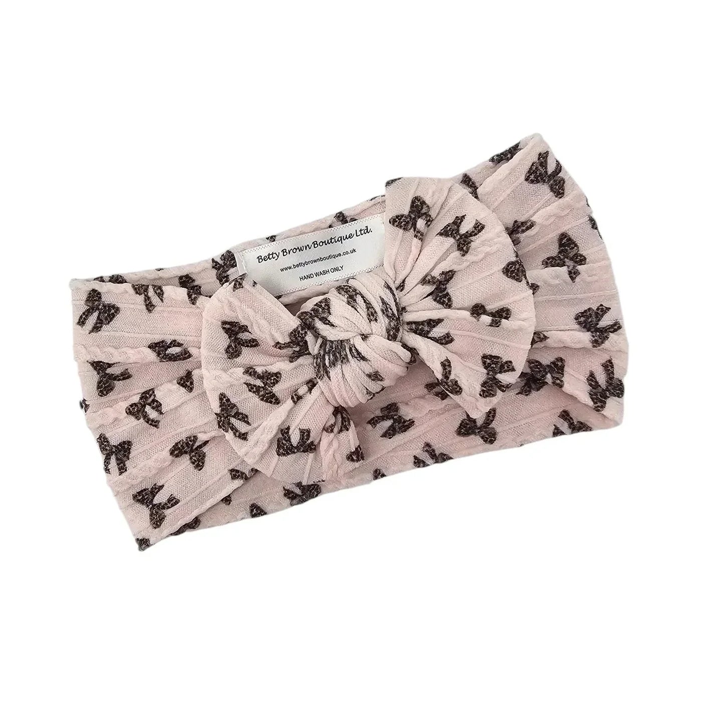 Leopard Bow Smaller Bow Headband For Baby Girls - Image 2