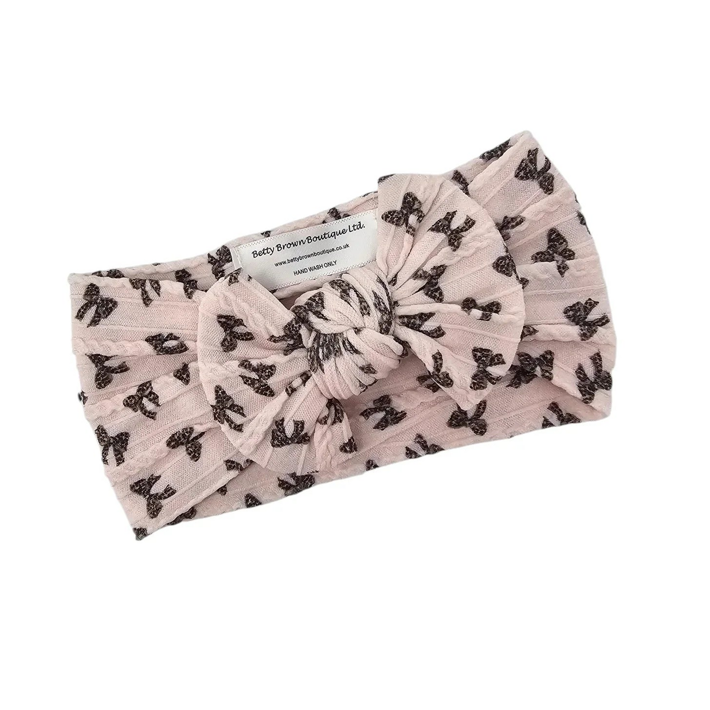 Leopard Bow Smaller Bow Headband For Baby Girls - Image 1