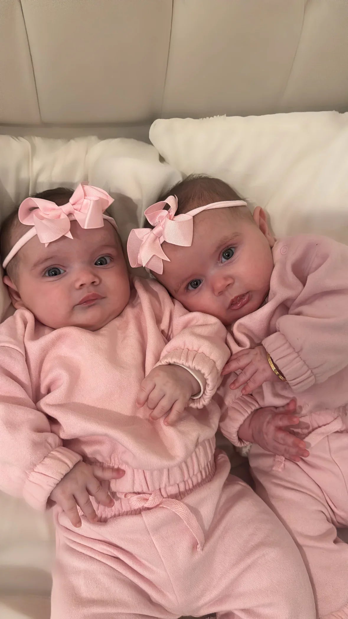 Light Pink 3 Inch Dainty Bow Headband For Girls From Newborn - Image 6