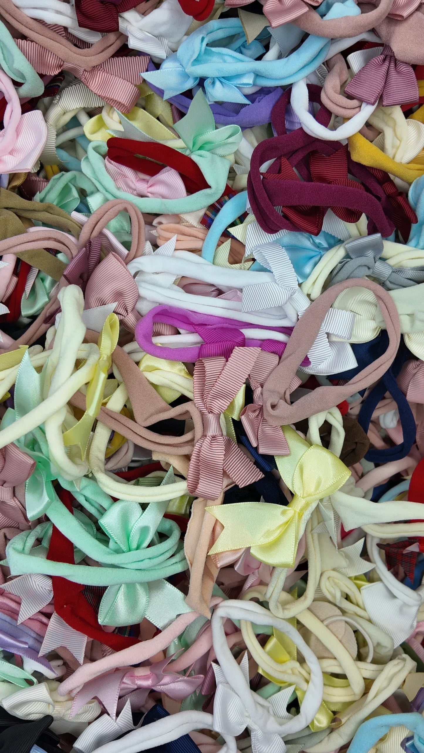 Surprise Bundle of 10 Dainty Baby Bow Headbands For Babies - Image 2