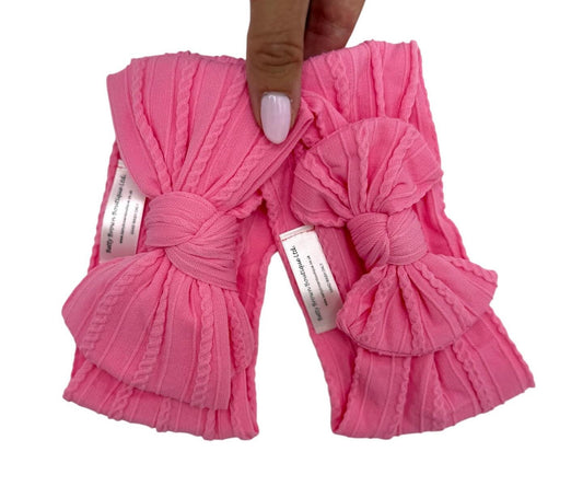 The Difference Between Smaller and Larger Bow headband