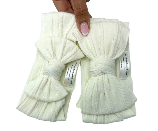 How to Retie Our Baby Bow Headbands