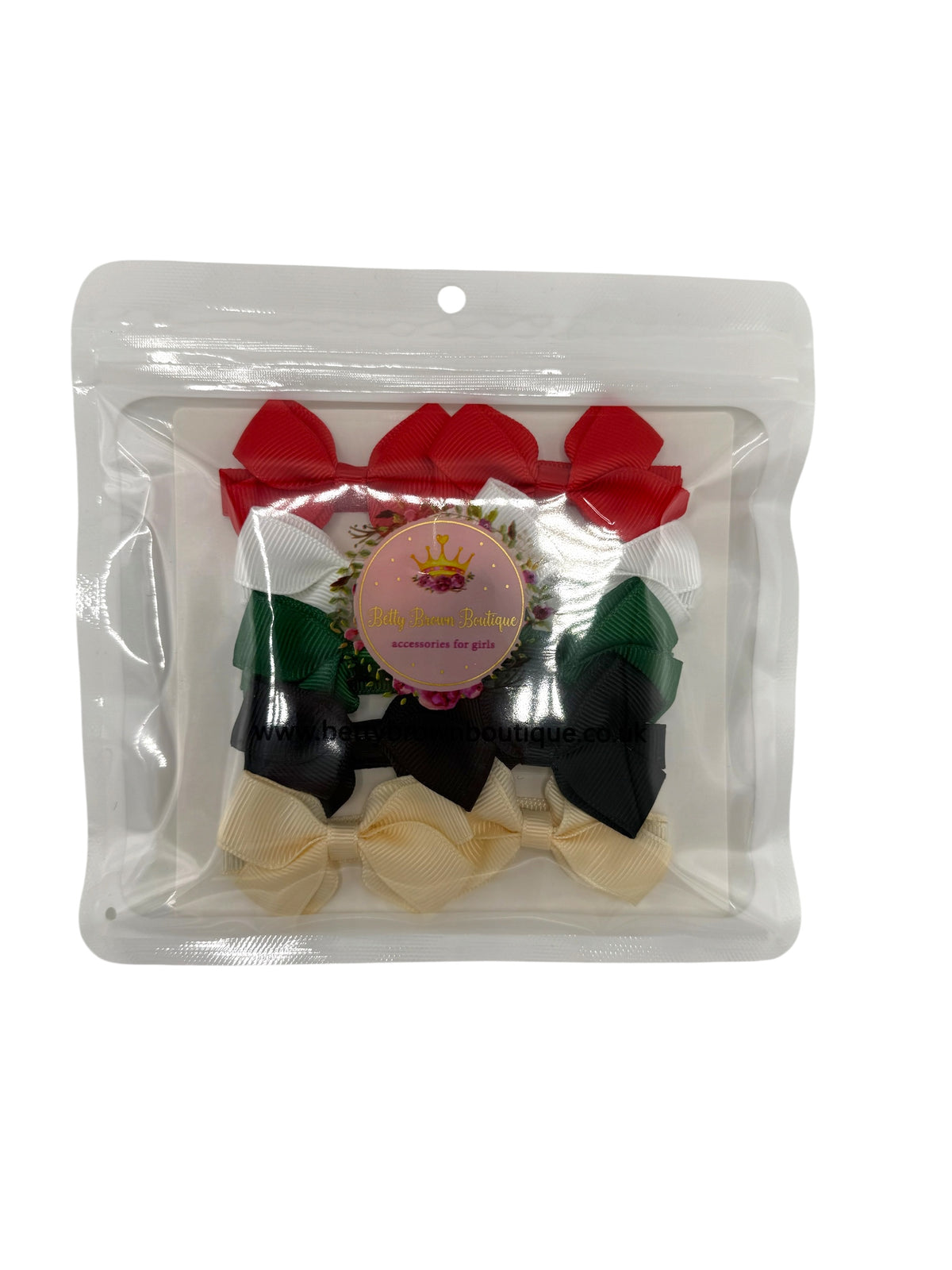 Christmas Classics Set of 10 My First 2 inch Bow Clips
