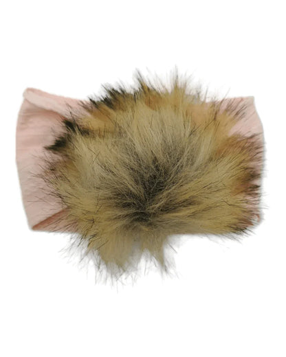 4 Faux Fur Pom Headband Bundle For Newborns to Toddlers - Image 5
