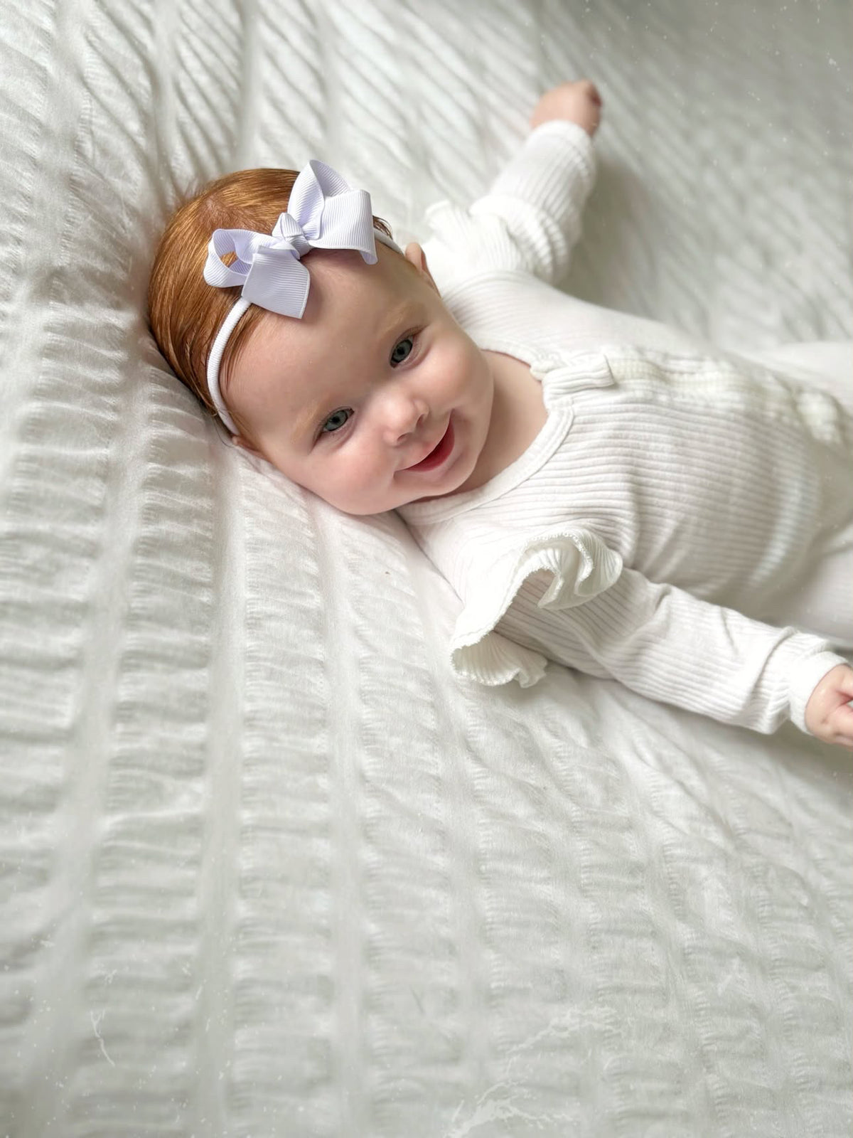 Lilac 2.5 inch Ribbon Dainty Bow On Headband