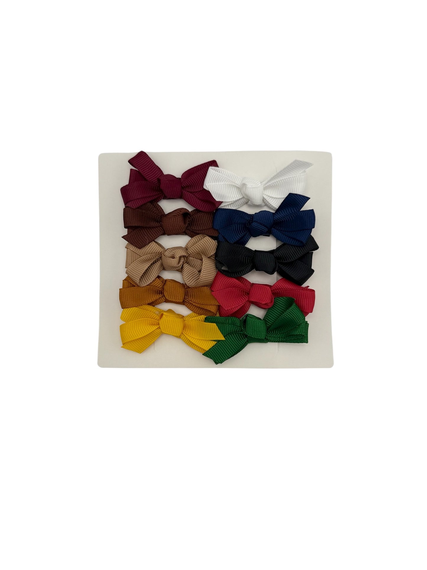 Autumn Days Pack of 10 My First 2 inch Bow Clips