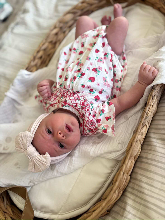 Mushroom Smaller Bow Cable Knit Headband