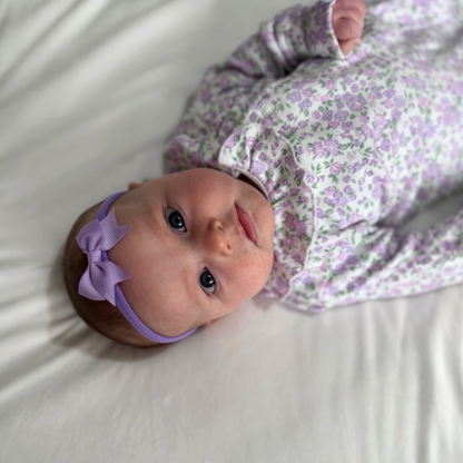 2 inch Lilac Kiss Dainty Bow On Headband