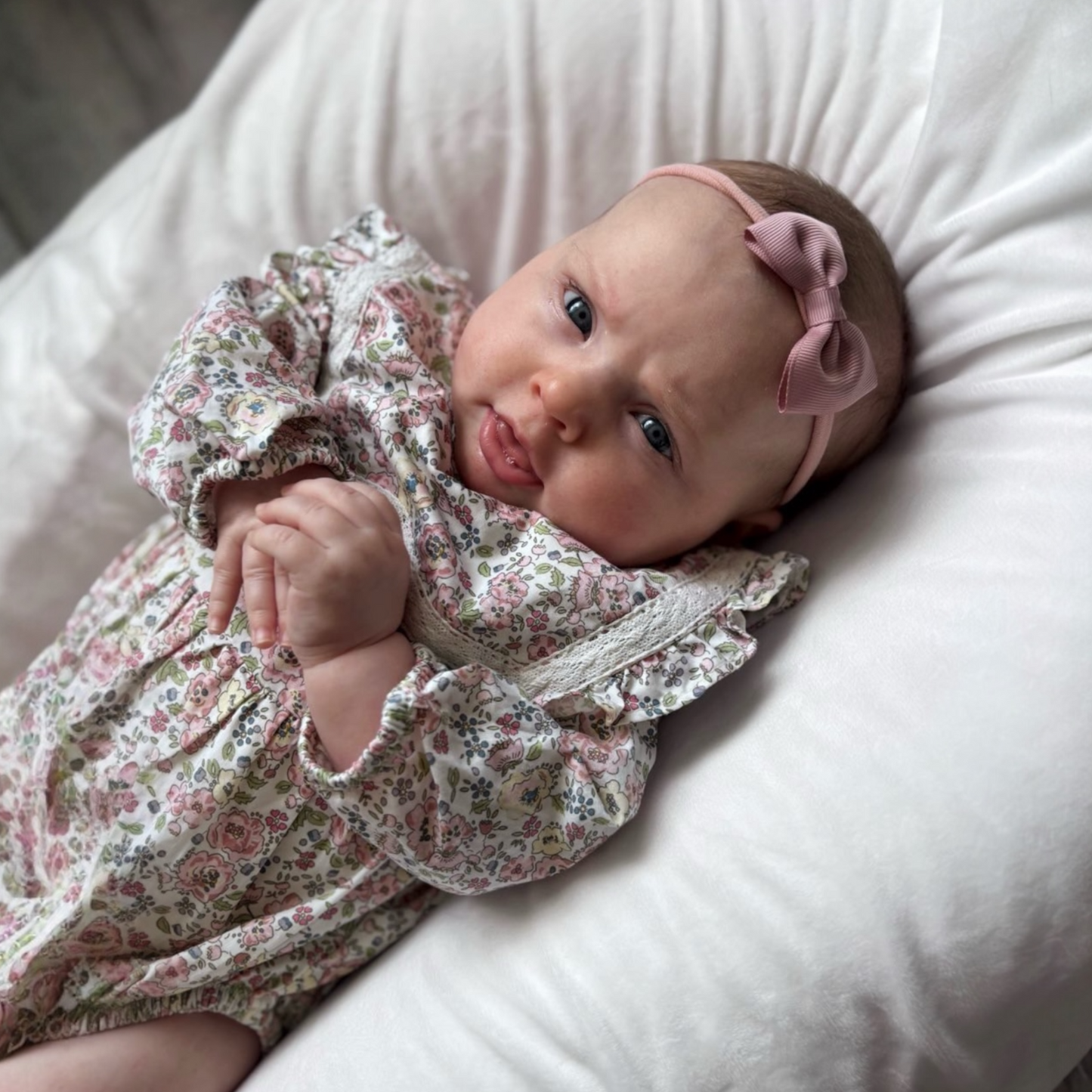 2.5 inch Mauve Dainty Bow Headbands