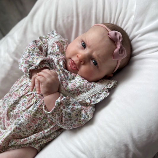 2.5 inch Mauve Dainty Bow Headbands