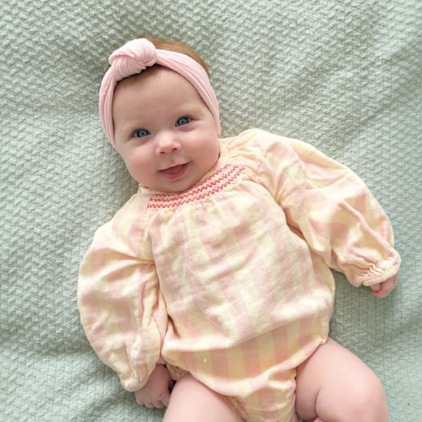 Pink Lemonade Cable Knit Knot Headband