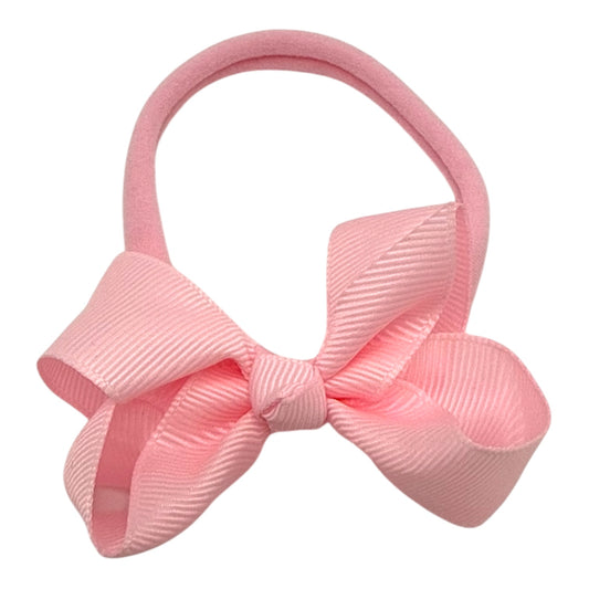 Light Pink 2.5 inch Ribbon Dainty Bow On Headband