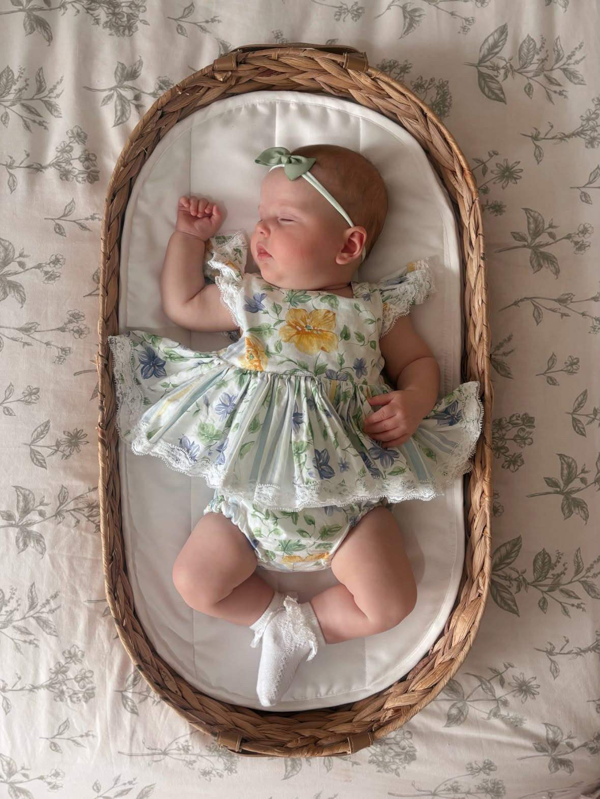 2.5 inch Olive Green Dainty Bow Headband