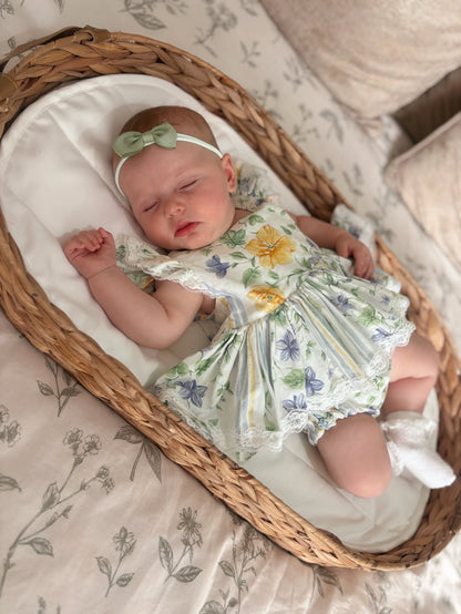 2.5 inch Olive Green Dainty Bow Headband