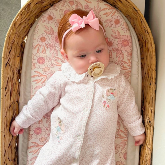 Light Pink 2.5 inch Ribbon Dainty Bow On Headband