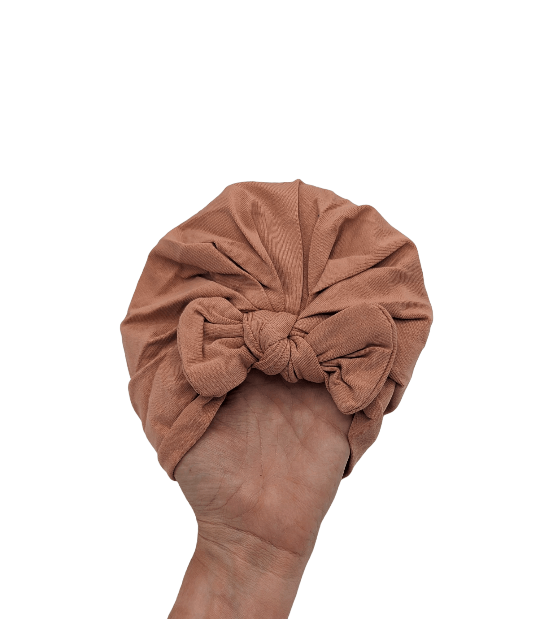 Dusty Peach Bow Turban Hat - Betty Brown Boutique Ltd