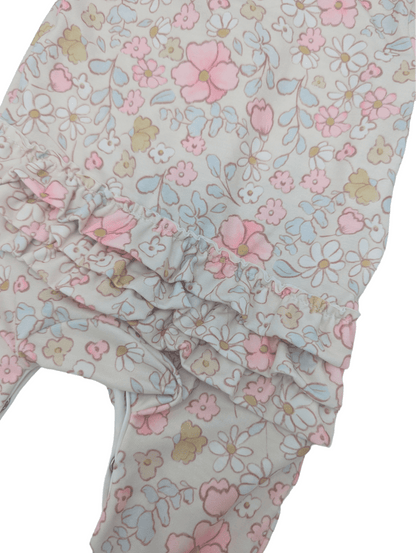 Ditsy Daisy Frill Detail Sleepsuit - Betty Brown Boutique Ltd