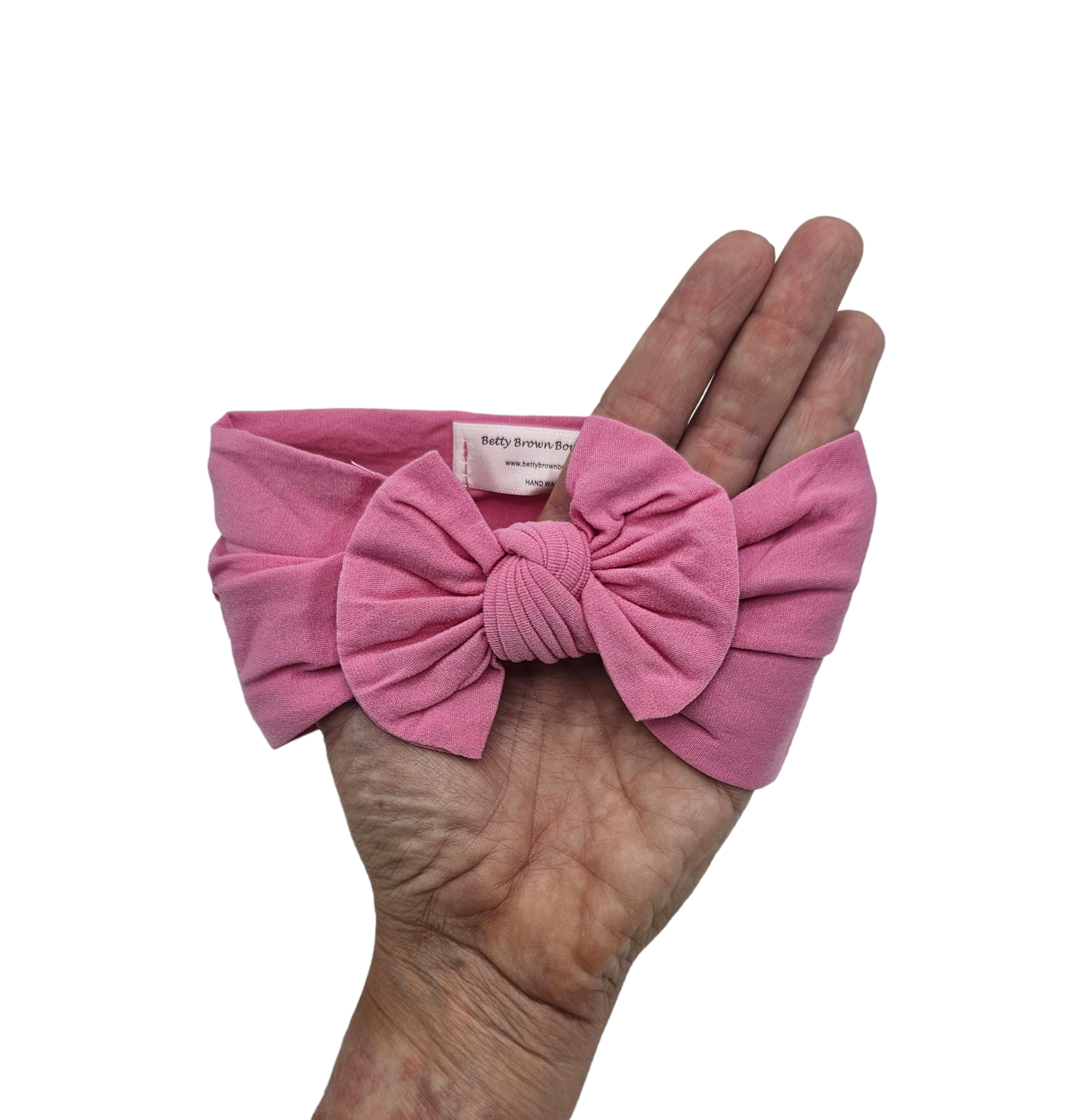 Rose Pink Plain Smooth Headwrap - Betty Brown Boutique Ltd