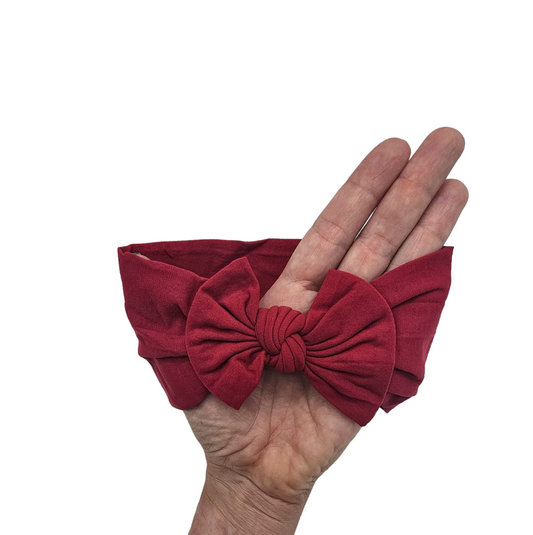 Raspberry Red Smooth Headwrap - Betty Brown Boutique Ltd