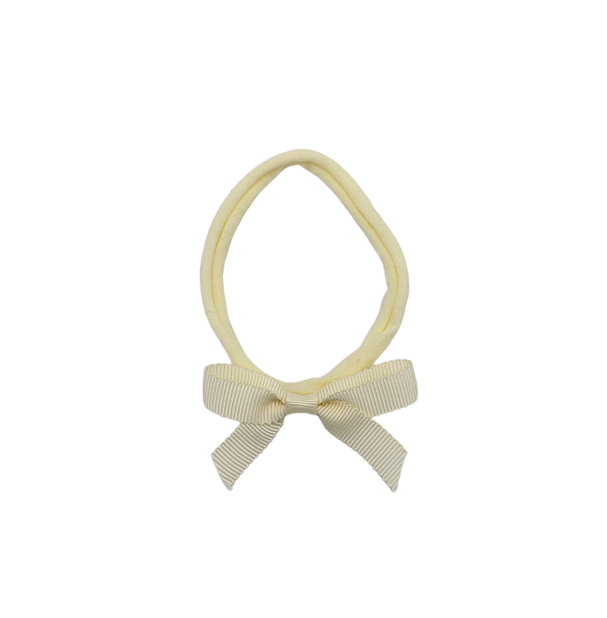 Cream 2.5 inch Dainty Bow Headband - Betty Brown Boutique Ltd