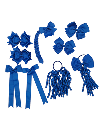 Clearance Bundle Blue School Bows - Betty Brown Boutique Ltd