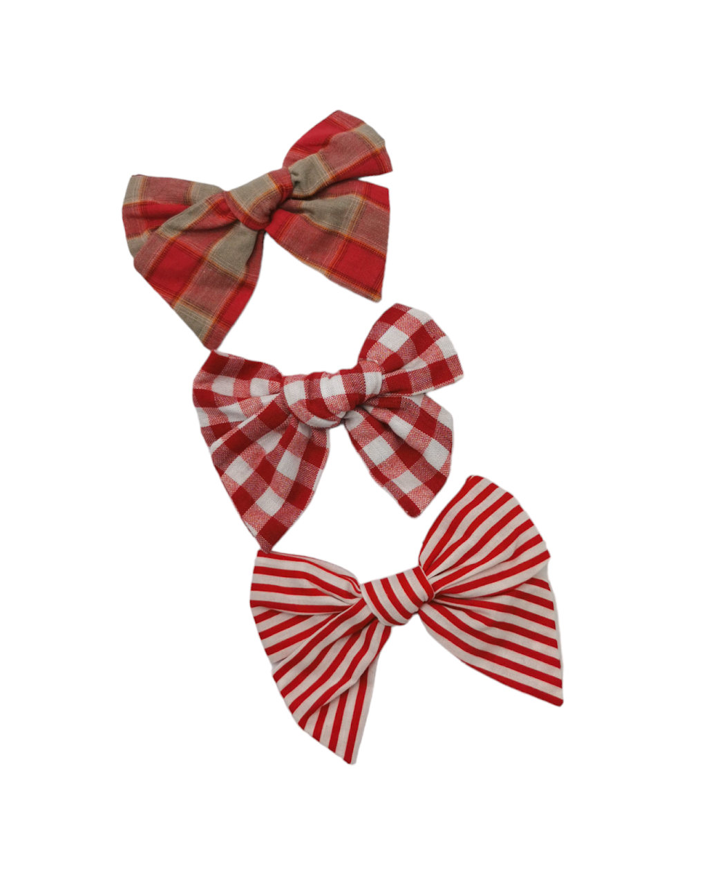 Pack of 3 - 4 inch Bow Clips - Betty Brown Boutique Ltd