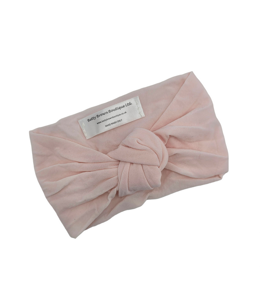 Light Pink Smooth Knot Headwrap - Betty Brown Boutique Ltd