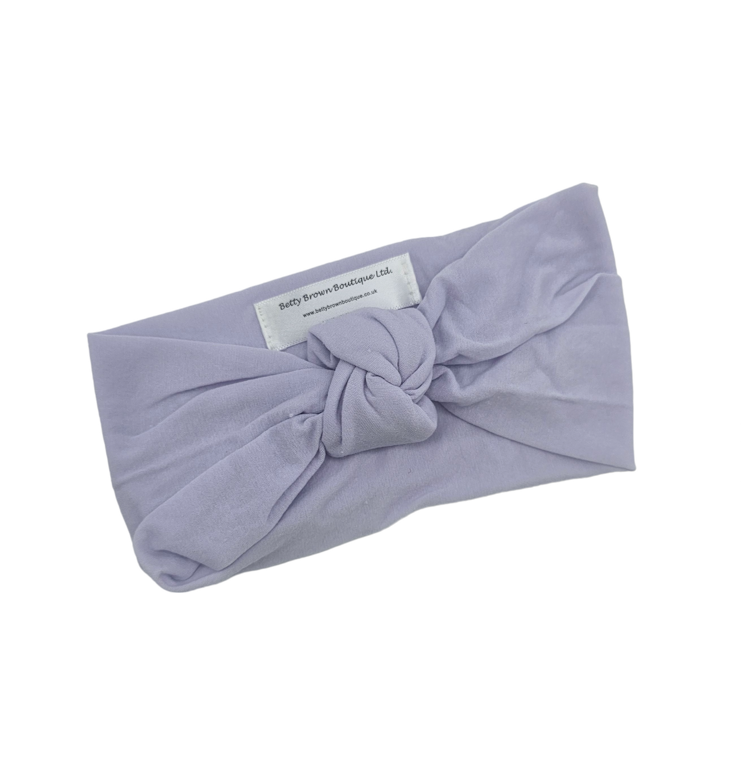 Pale Lilac Smooth Knot Headwrap - Betty Brown Boutique Ltd