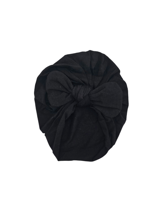 Black Bow Turban Hat - Betty Brown Boutique Ltd
