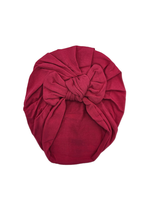 Hot Pink Bow Turban Hat - Betty Brown Boutique Ltd