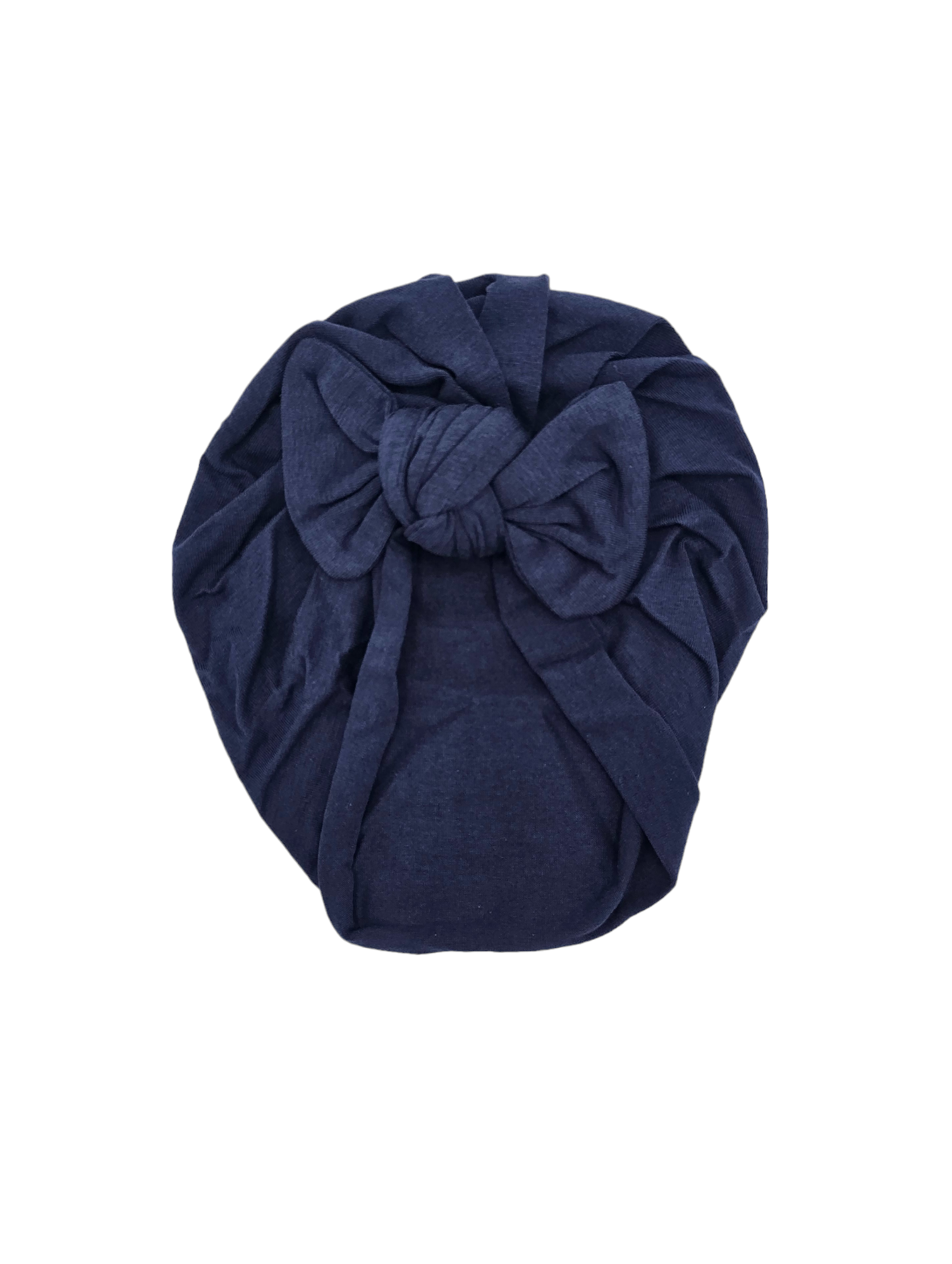 Navy Blue Turban Bow Hat - Betty Brown Boutique Ltd