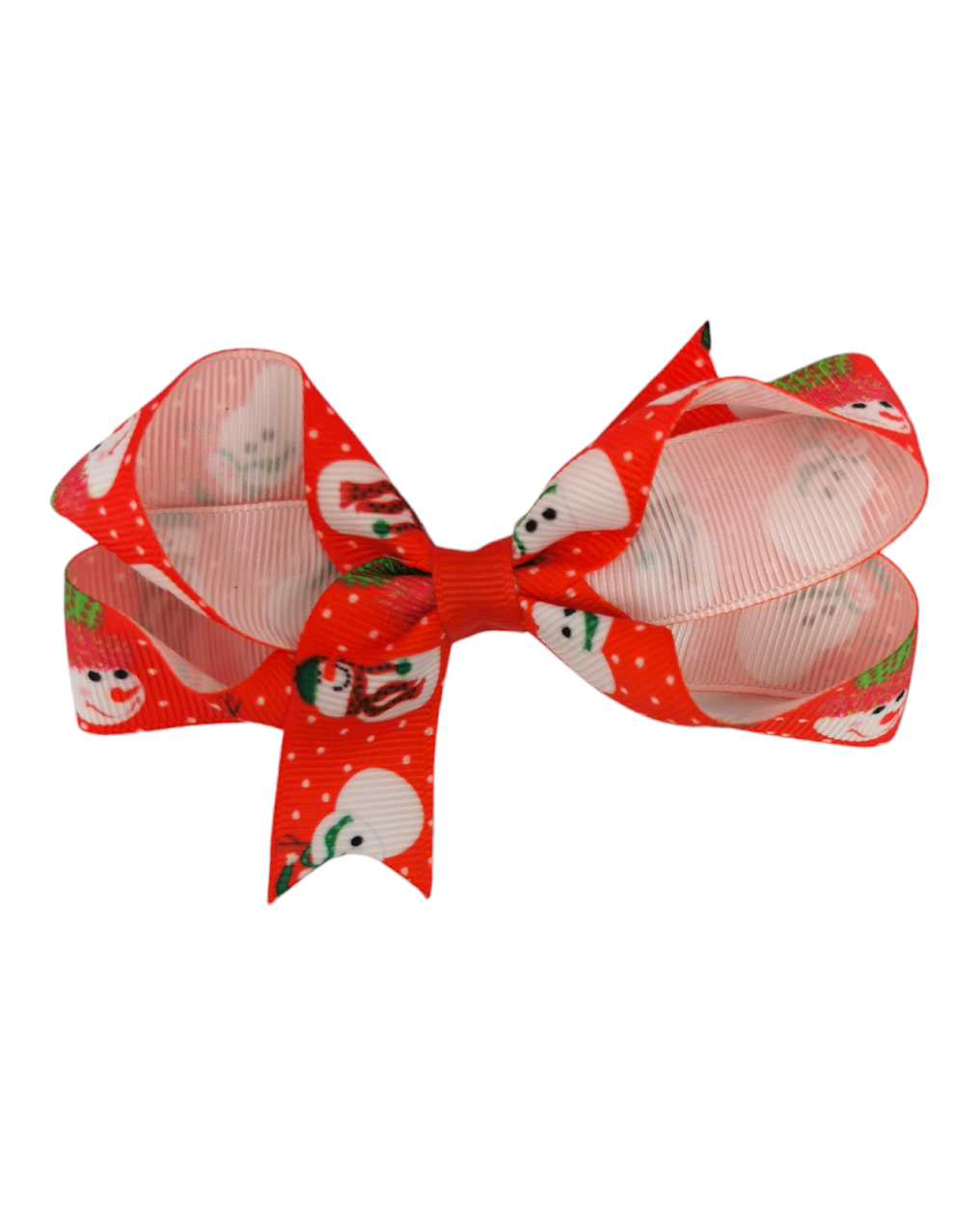 Pack of 5 - 3.5 inch Christmas Bow Clips #3 - Betty Brown Boutique Ltd