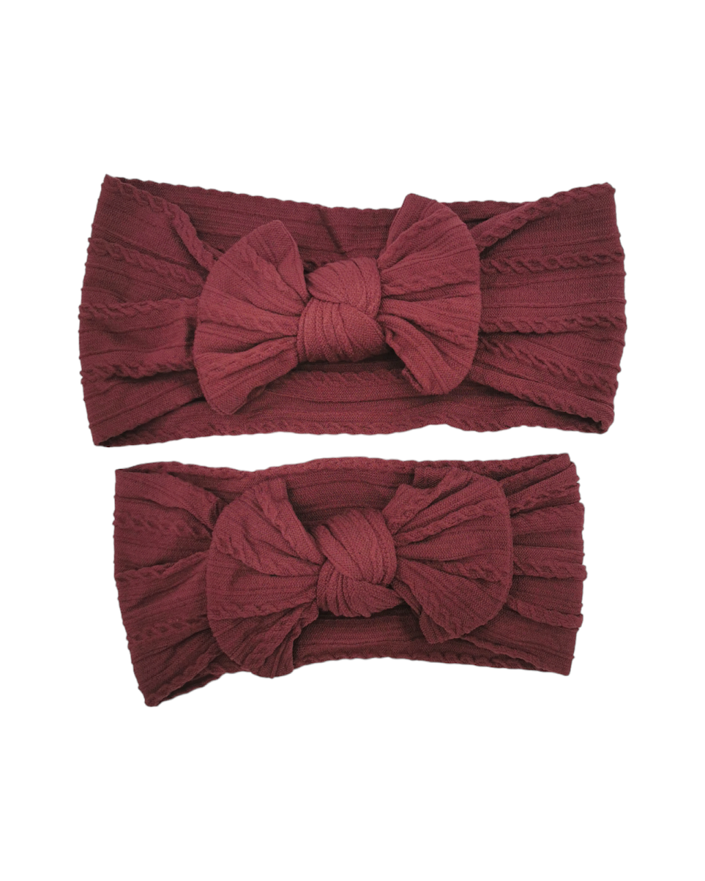 Red Wine Mummy and Me Matching Headwrap - Betty Brown Boutique Ltd