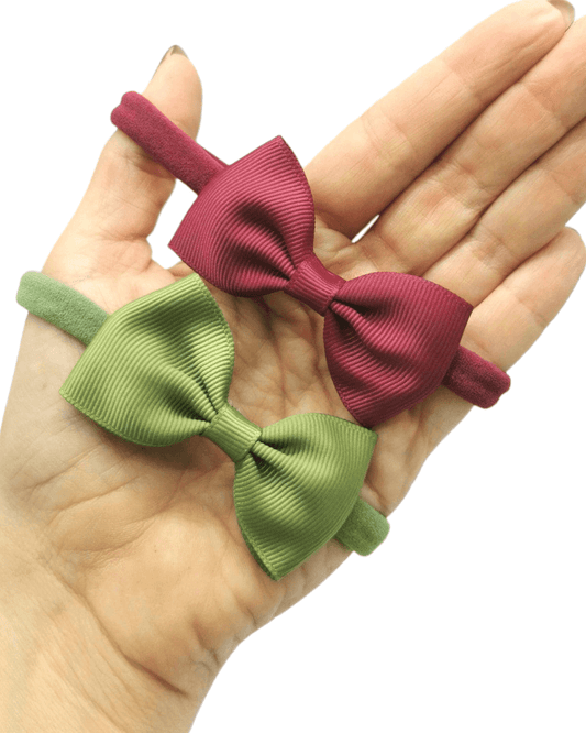 2.5 inch Dainty Bow Headbands - Betty Brown Boutique Ltd